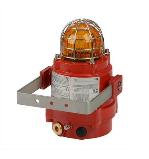 Ex XenonStrobe BExBG10DP 24vDC AMBER 10J 1Hz IP66/67 SS304 EExdIICT4/T5